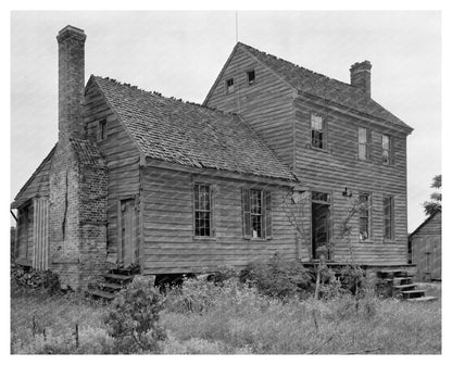 Aventon, NC Vintage Architecture Photo from 1930s