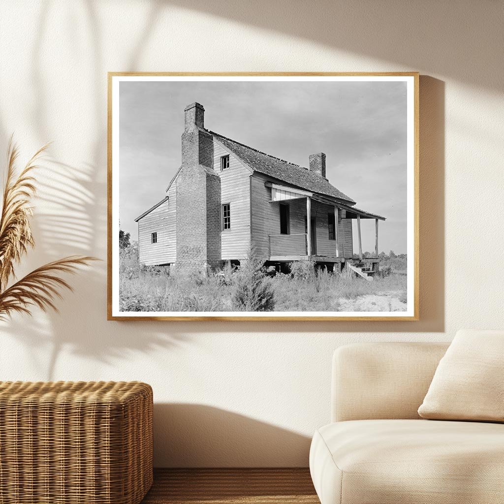 1766 Abandoned Structure in Nashville, NC - Vintage Photo