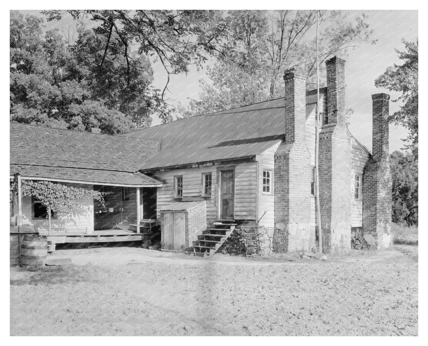 1766 Architecture in Nashville, NC - Vintage Photograph
