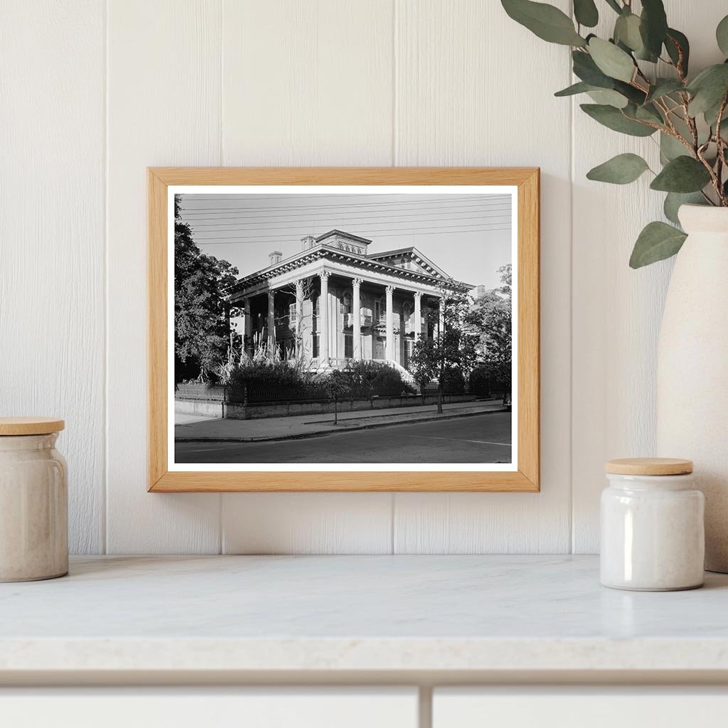 Historic Dwelling in Wilmington, NC - 1859 Photograph