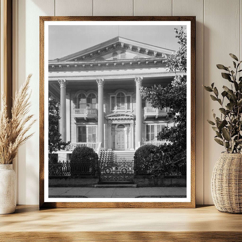 Wilmington, NC Architecture from 1859 - Vintage Photo