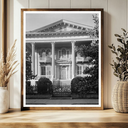 Wilmington, NC Architecture from 1859 - Vintage Photo