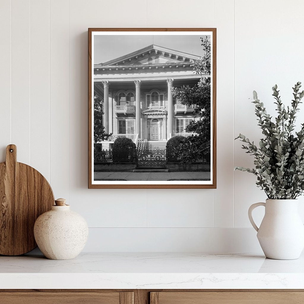 Wilmington, NC Architecture from 1859 - Vintage Photo