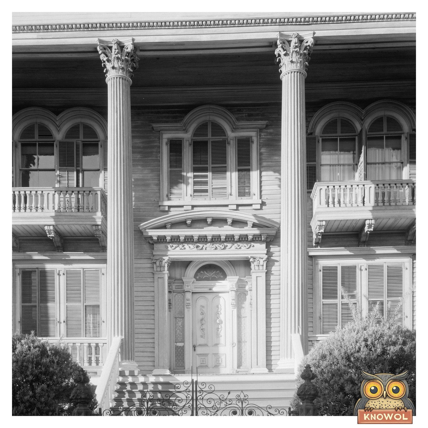 1859 Architecture in Wilmington, NC: Vintage Photo Print