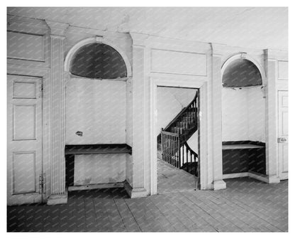 Wilmington NC Historic Building Interior, 1941 Photo
