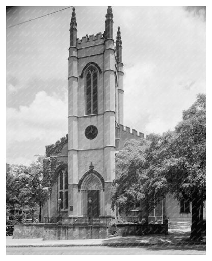 1839 Episcopal Church in Wilmington, NC - Historic Image