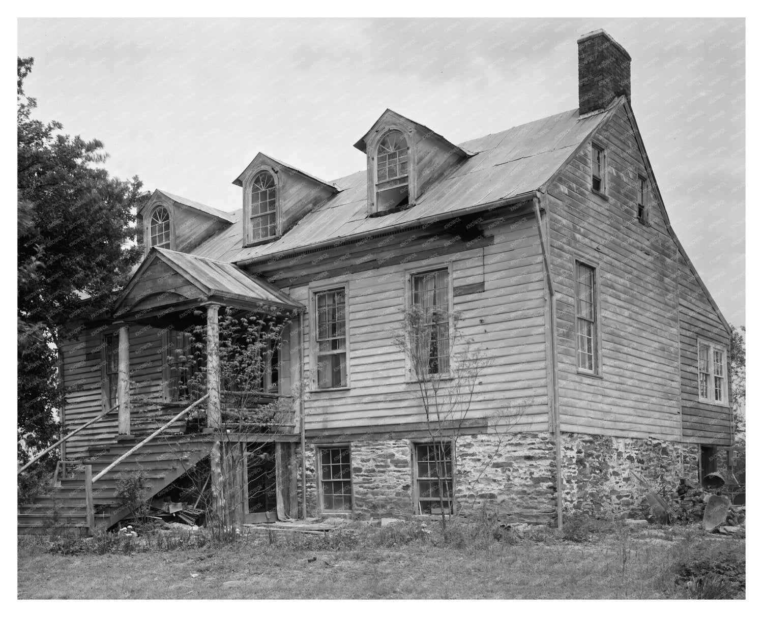 Lochiel Building in Hillsboro, NC - Vintage Photo 20th Centu