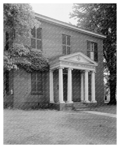 Eagle Lodge, Hillsboro NC, 1823 - Historic Architecture Imag