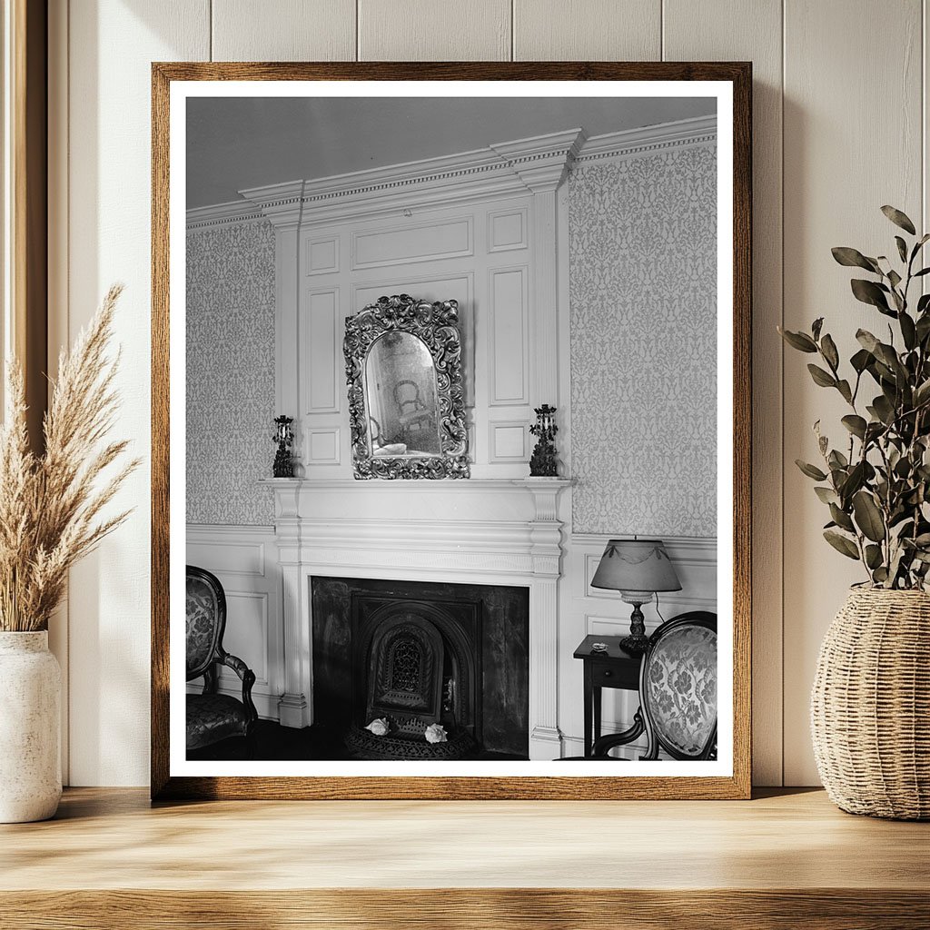 Hillsboro NC Cain House Interior Photo 1941
