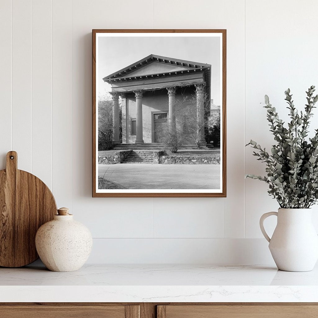 Chapel Hill NC Vintage Architecture Photo, 1953