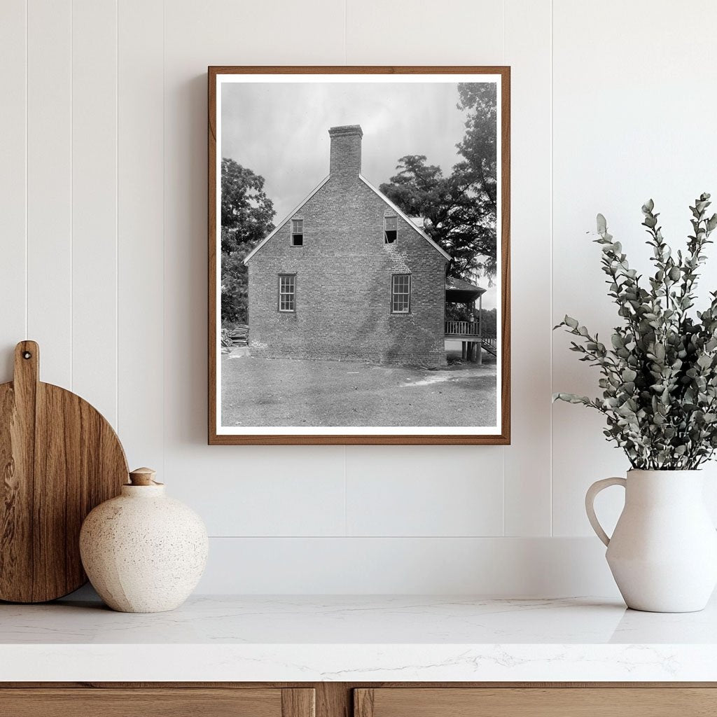 Old Brick House, Elizabeth City, NC, 1709 Photograph