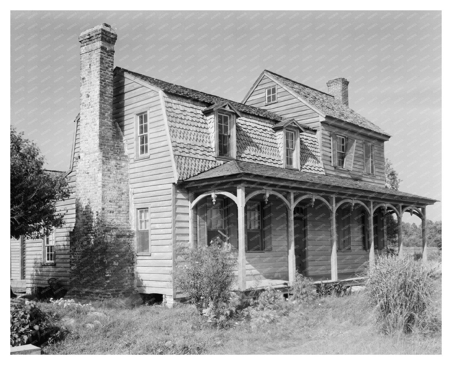 Vintage House in Nixtonton, NC - Carnegie Survey 1930s