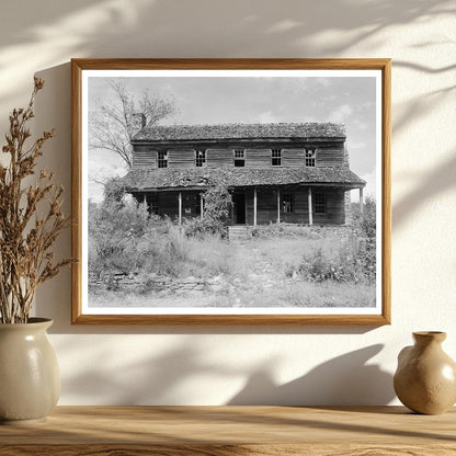 Abandoned House in Saluda, NC - Carnegie Survey, 1953