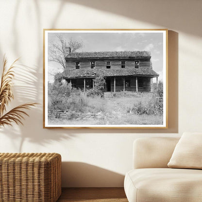 Abandoned House in Saluda, NC - Carnegie Survey, 1953