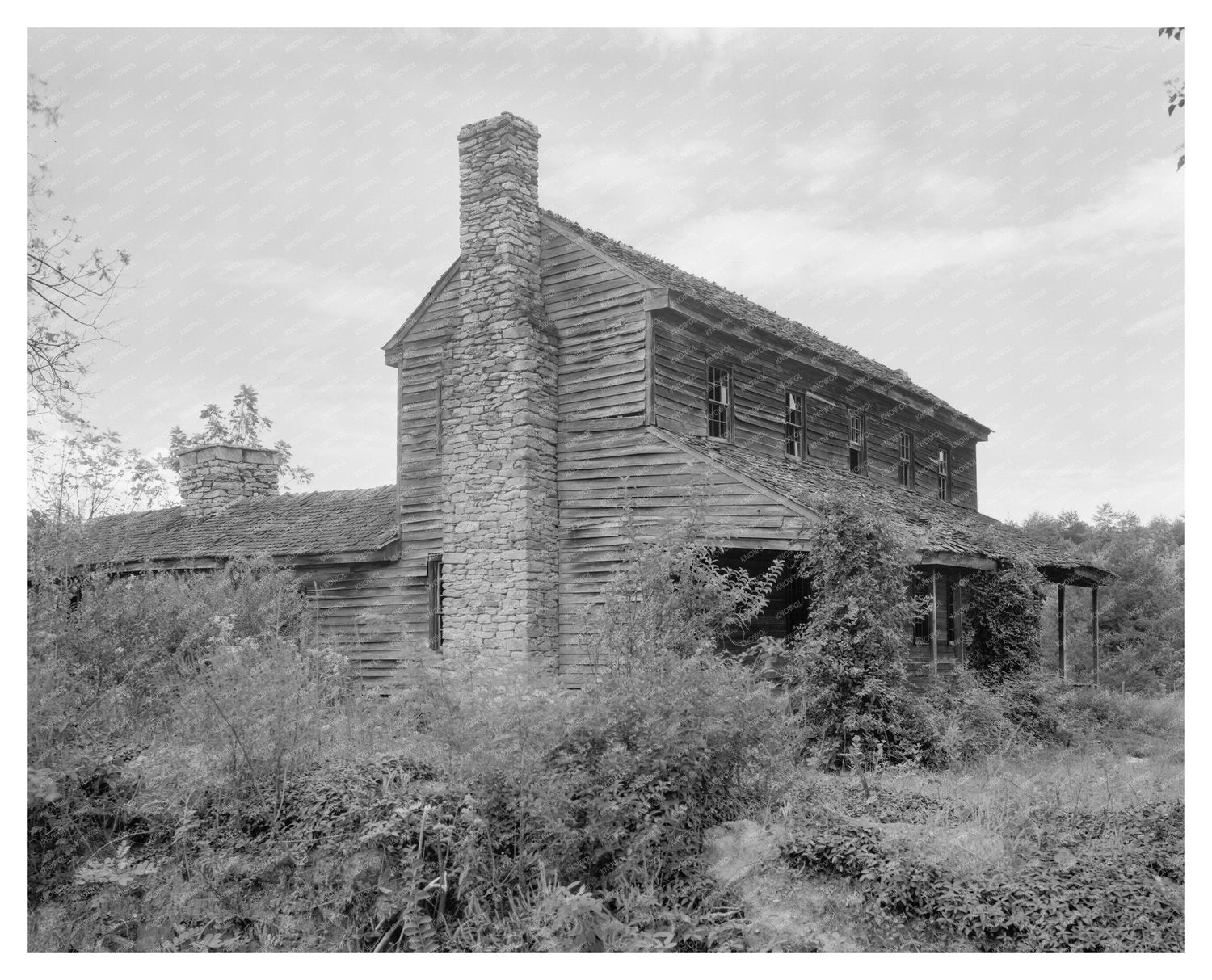 Saluda, NC Vintage Photo of Abandoned Buildings (Early 1900s