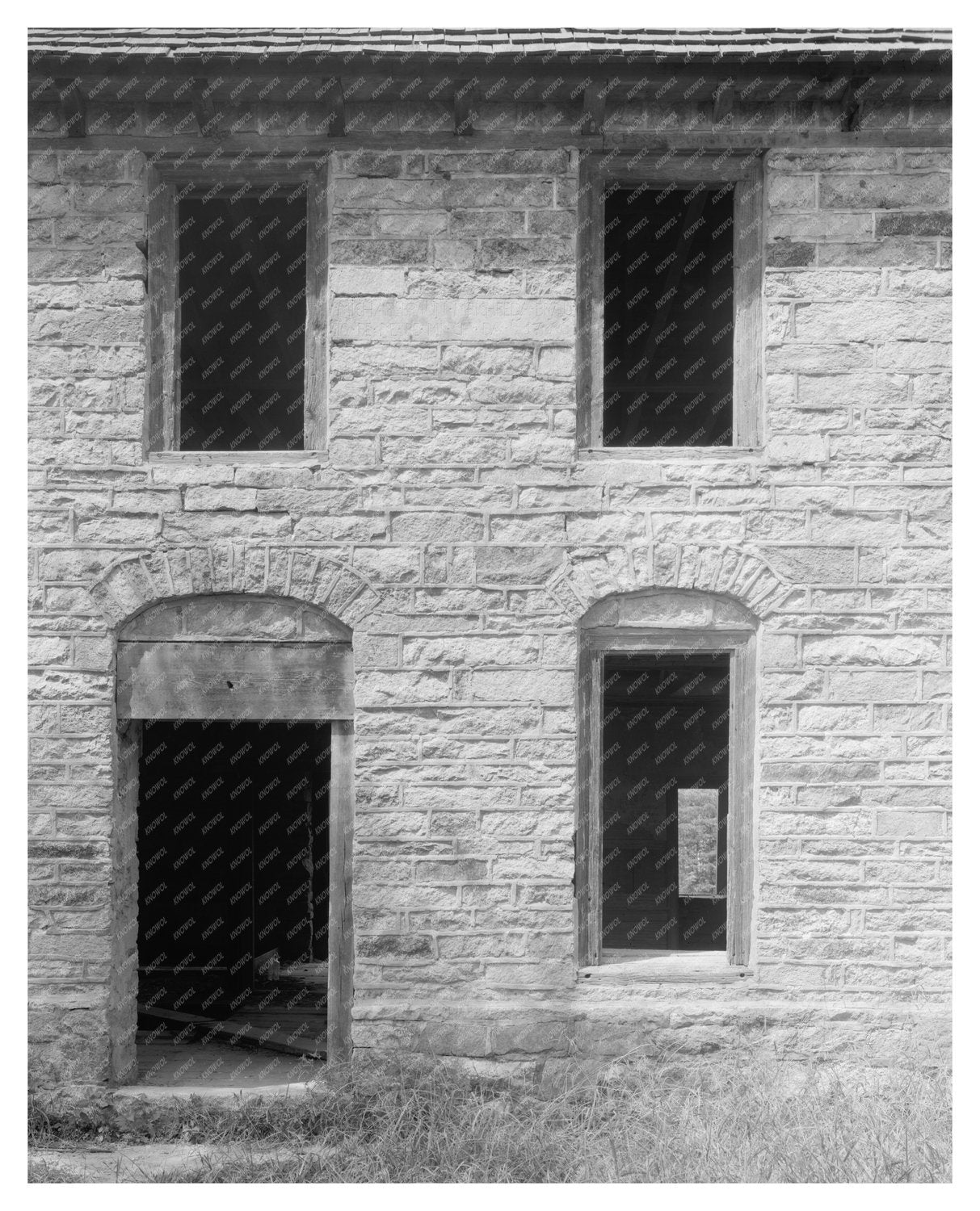 Stone House Salisbury North Carolina 1766 Vintage Photograph