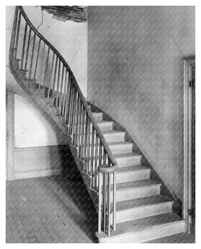 Spiral Stairs, Rowan County, NC 1800-1810 Photo