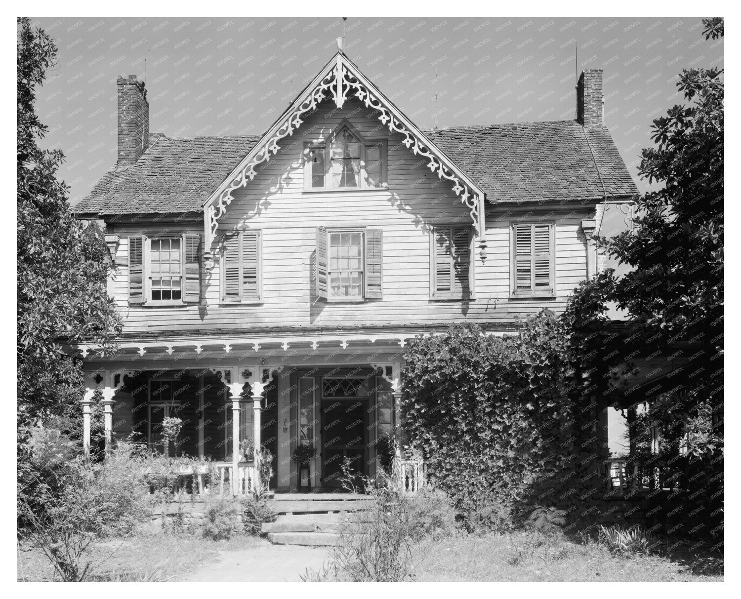 Rowan County NC Architecture, 20th Century Vintage Photo