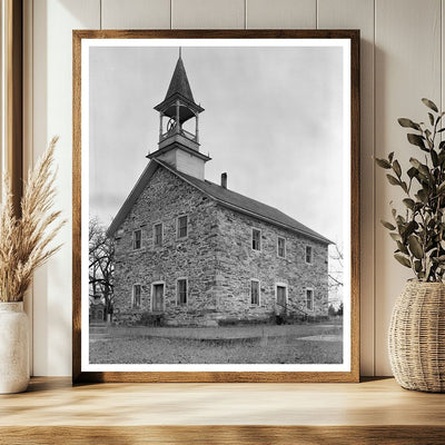 Historic Stone Church in Faith, North Carolina - 1795 - view 2