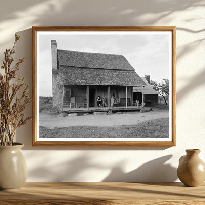 Rural Log Cabin in Rutherford County, NC - Early 1900s