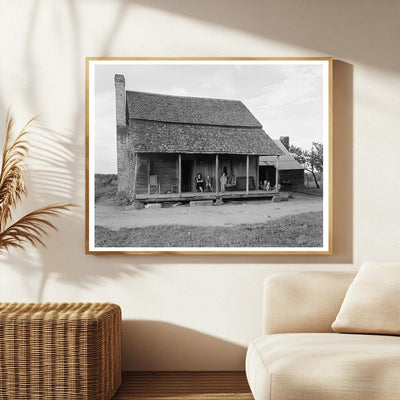 Rural Log Cabin in Rutherford County, NC - Early 1900s