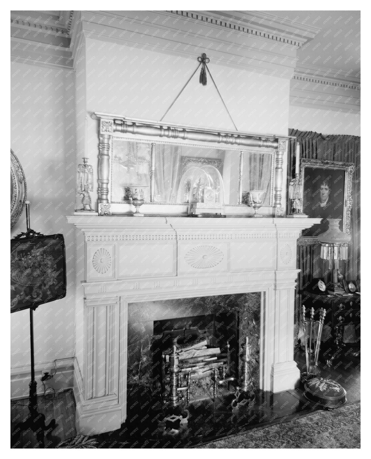 Warrenton NC Interior Scene Photo 1953