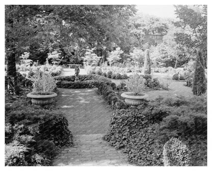 1953 Vintage Garden Photo in Warrenton, NC