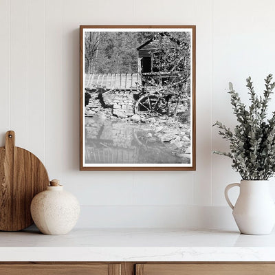 Crabtree Creek Mill, Wake County NC, Early 1900s Photo