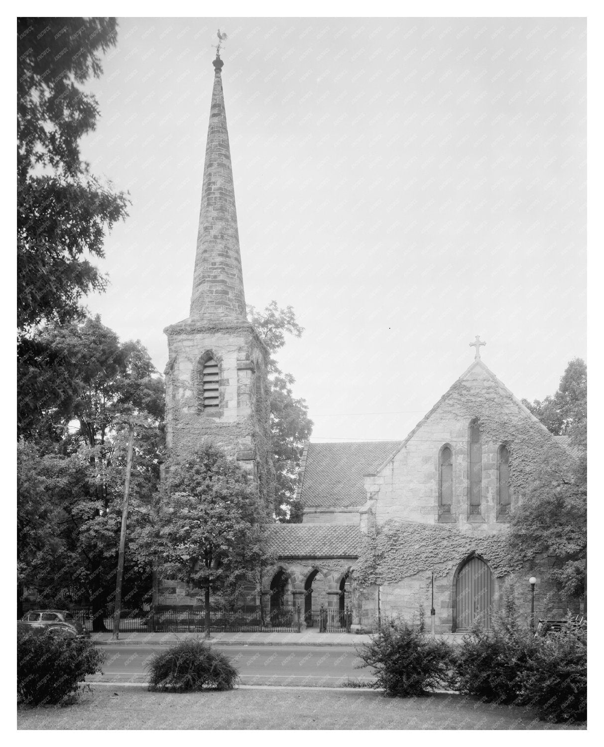 Historic Stone Structure, Raleigh NC, 1848 Photo Archive