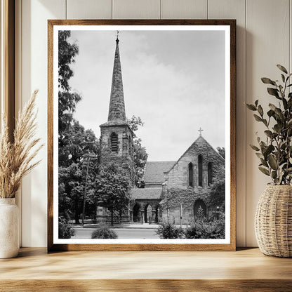 Episcopal Church in Raleigh, NC, 1848 Photo