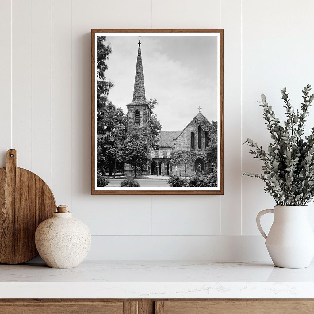 Episcopal Church in Raleigh, NC, 1848 Photo