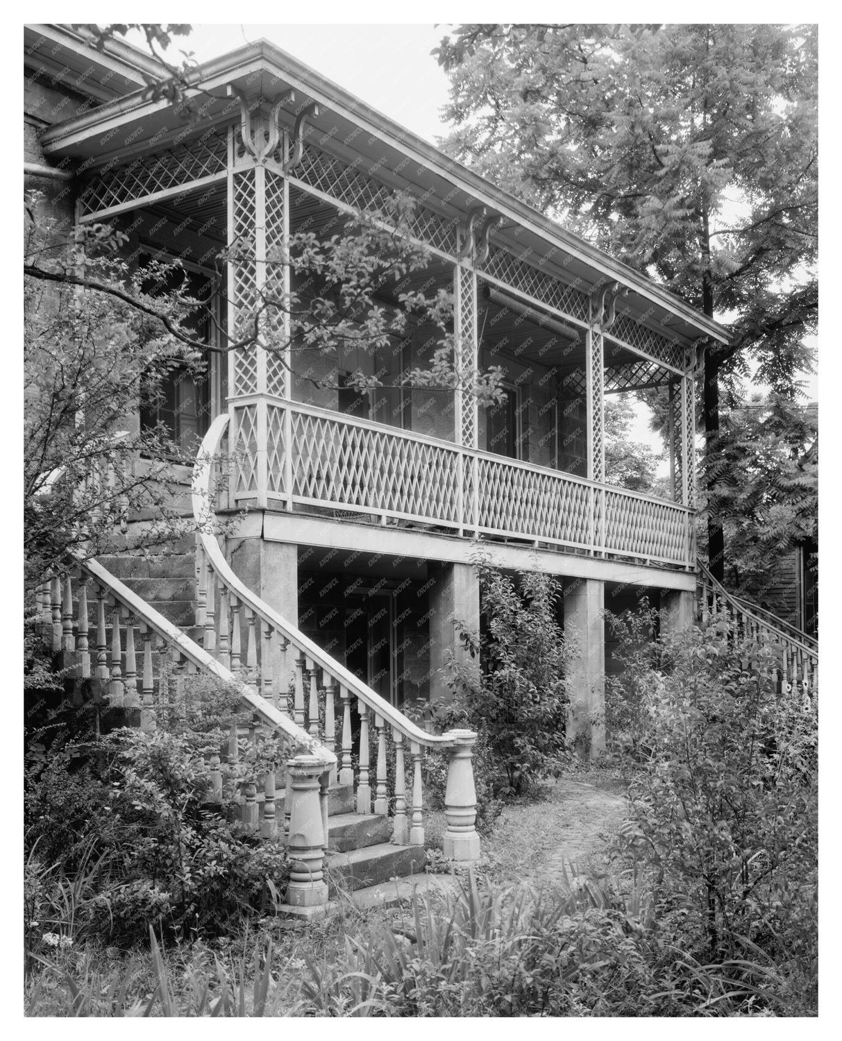 Raleigh, NC Architectural Detail Photo, Early 20th Century