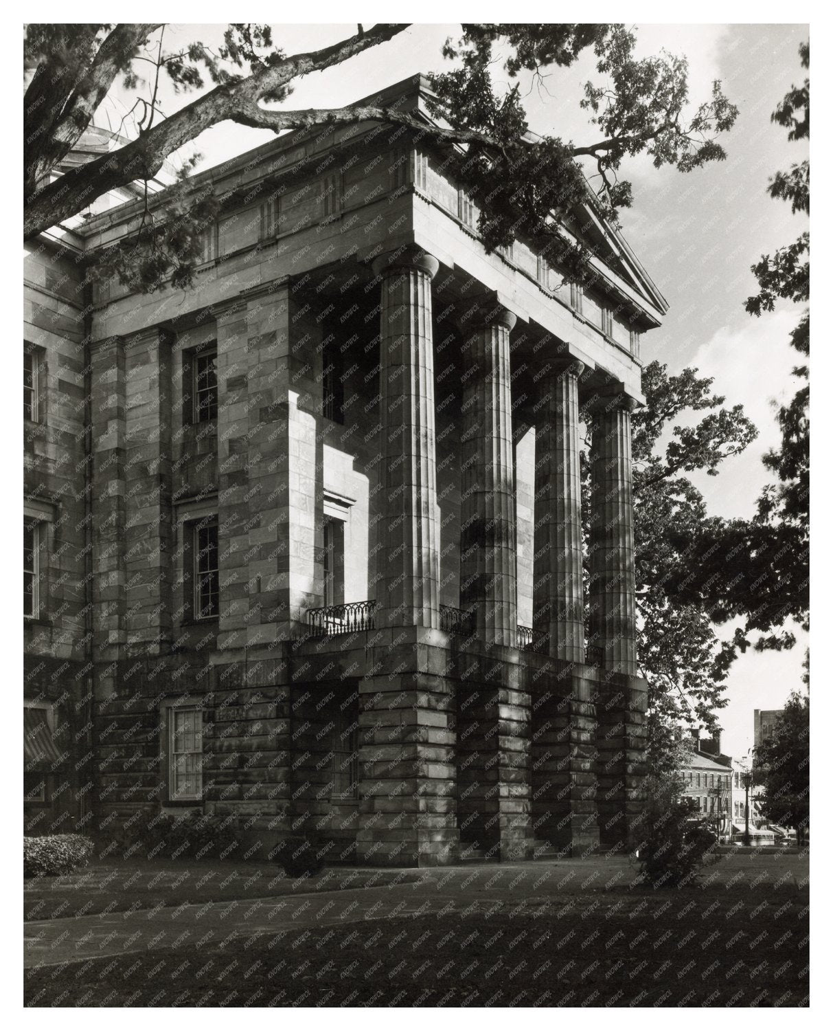 Raleigh North Carolina State Capitol Architecture Photo 1941
