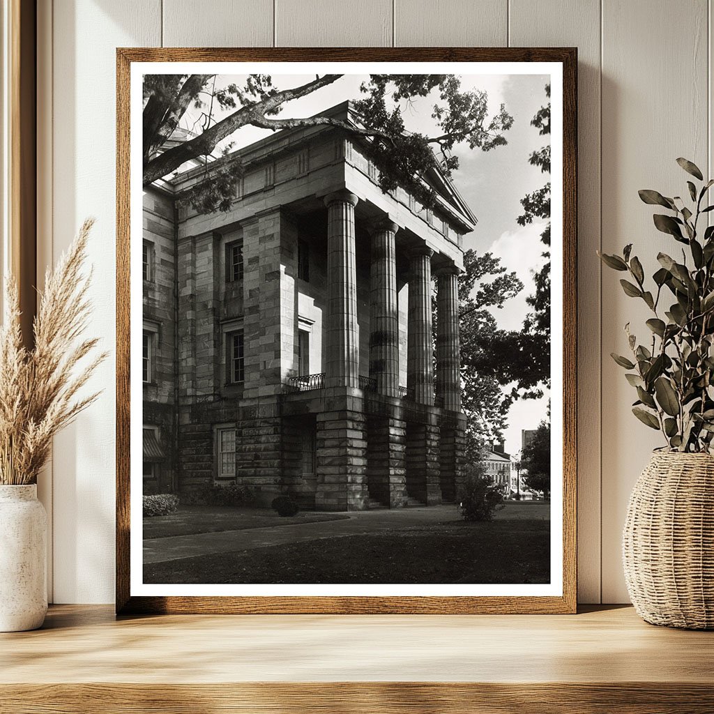 Raleigh North Carolina State Capitol Architecture Photo 1941 - view 2