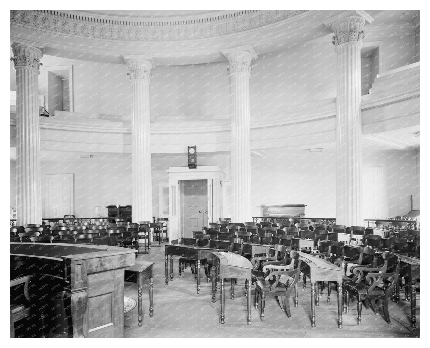 Raleigh NC State Capitol Building Vintage Photo 1941