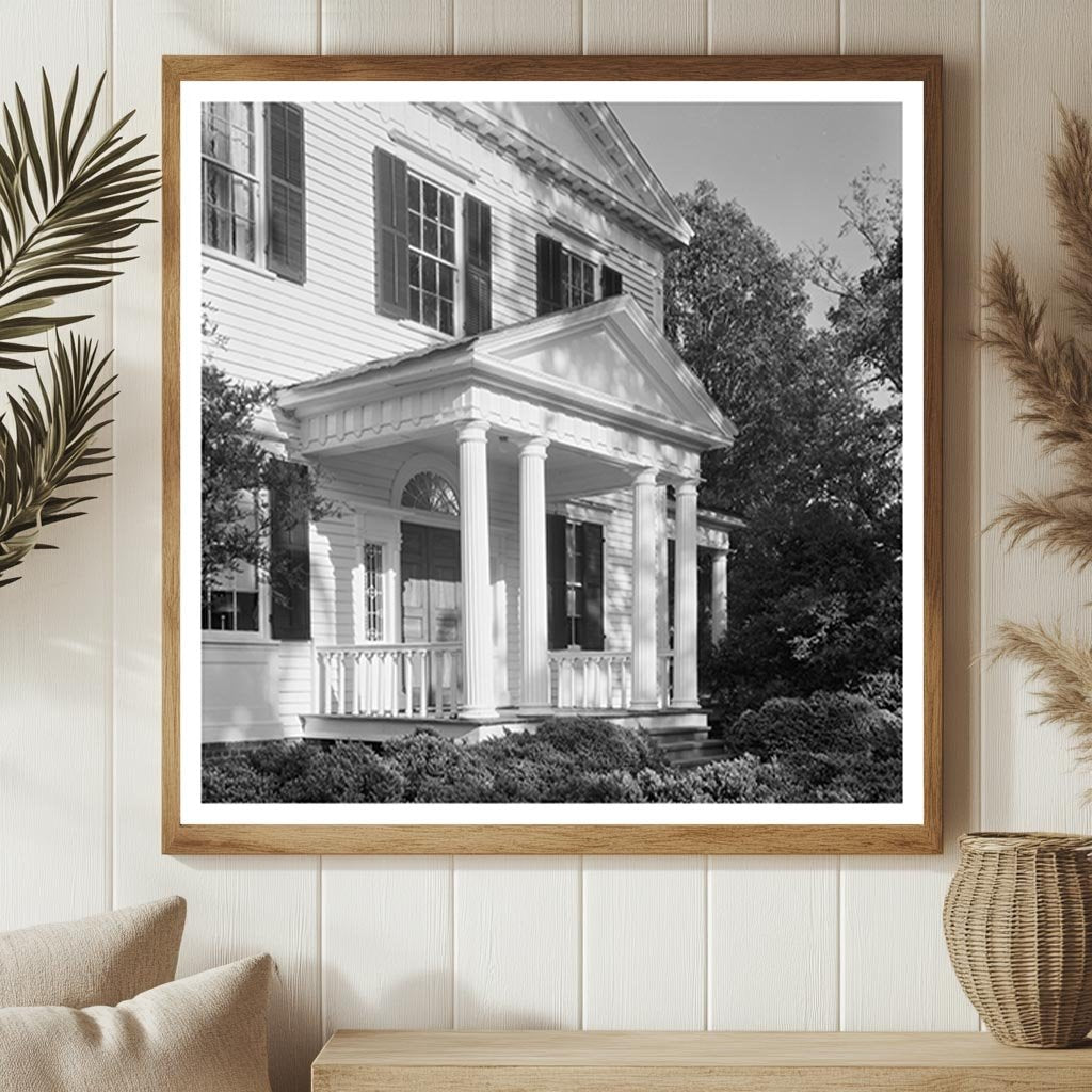 1832 Two-Story House in Warrenton, NC Historical Photo