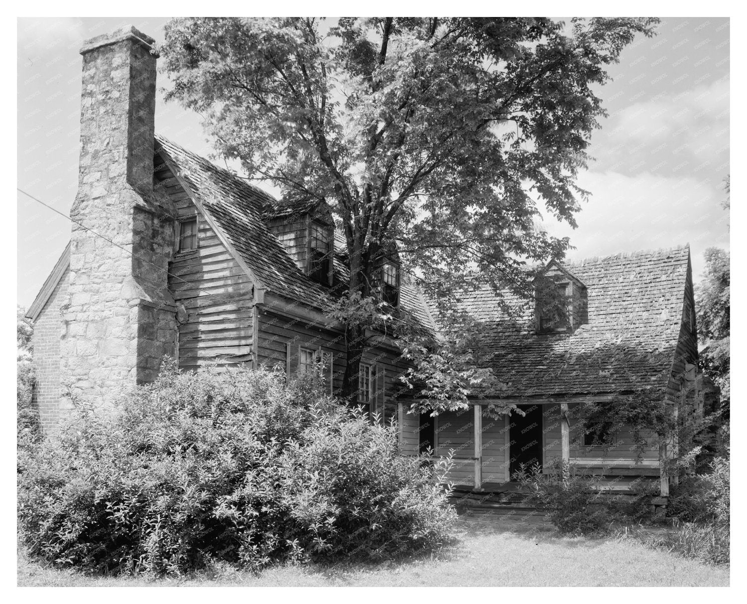 Johnston-Plummer House, Warrenton NC, 1775 Historic Photo