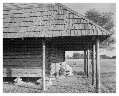 Buck Springs, Vaughan NC, 1820: Historic Log Architecture