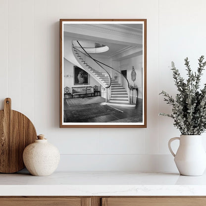 1941 Interior of Historic Home, Warrenton, NC