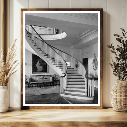 Historic Interior of Warrenton NC Building, 1941 Photo