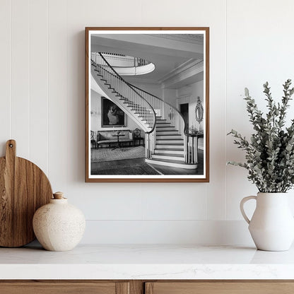 Historic Interior of Warrenton NC Building, 1941 Photo