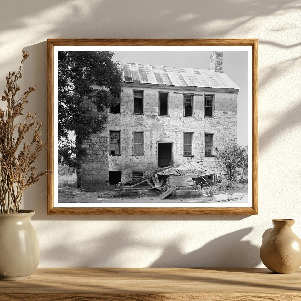 Abandoned Building in Warrenton, NC - 20th Century Photo