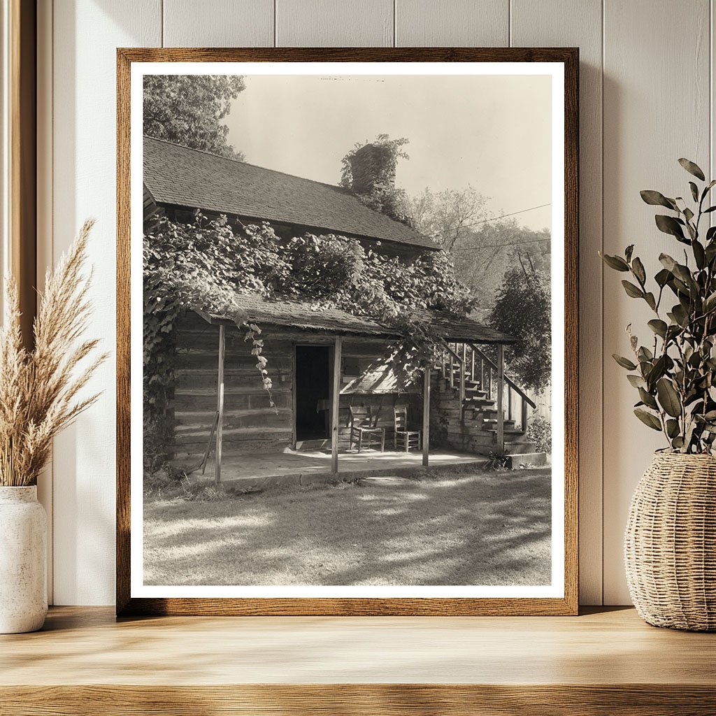 1812 Log Building in Valle Crucis, NC - Historic Photo