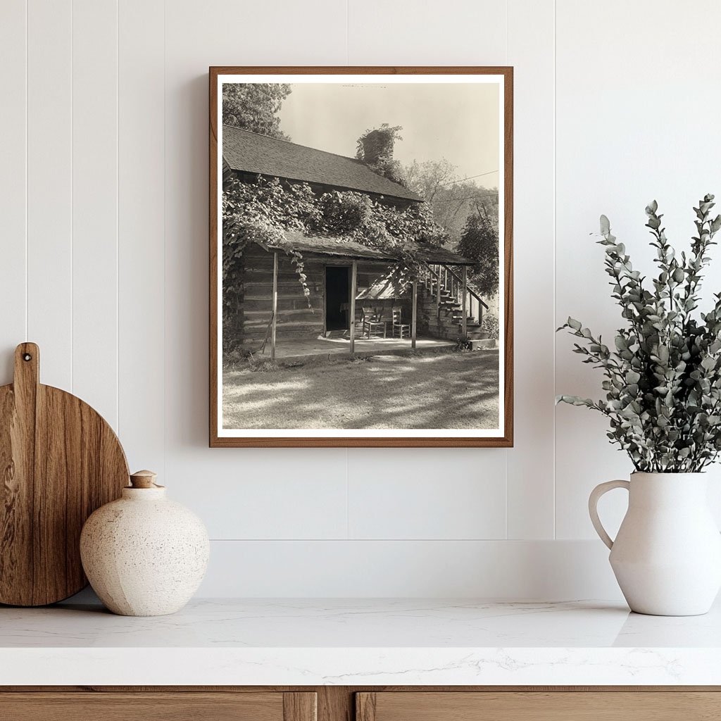 1812 Log Building in Valle Crucis, NC - Historic Photo