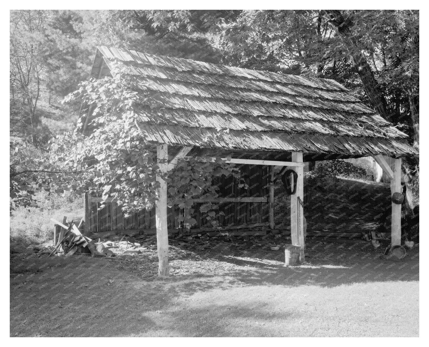 Historic 1812 Building in Valle Crucis, NC - 1941 Image