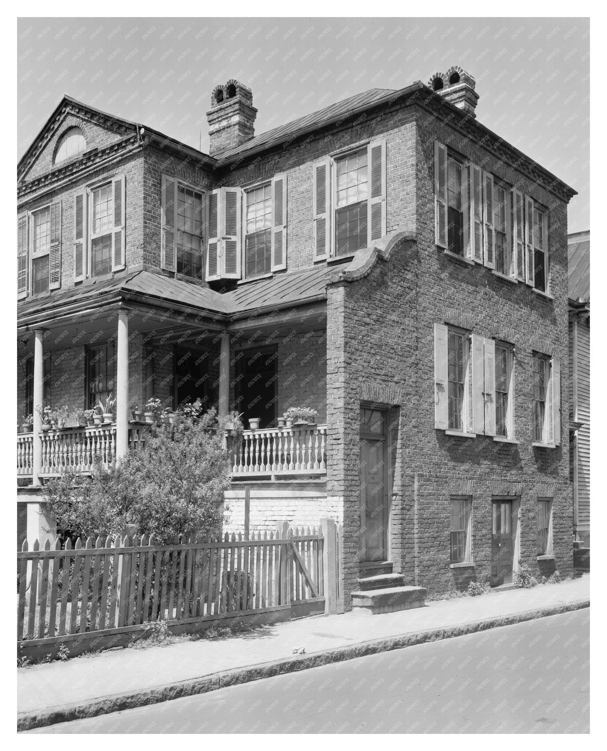 Charleston Architecture, South Carolina 1900s Photo