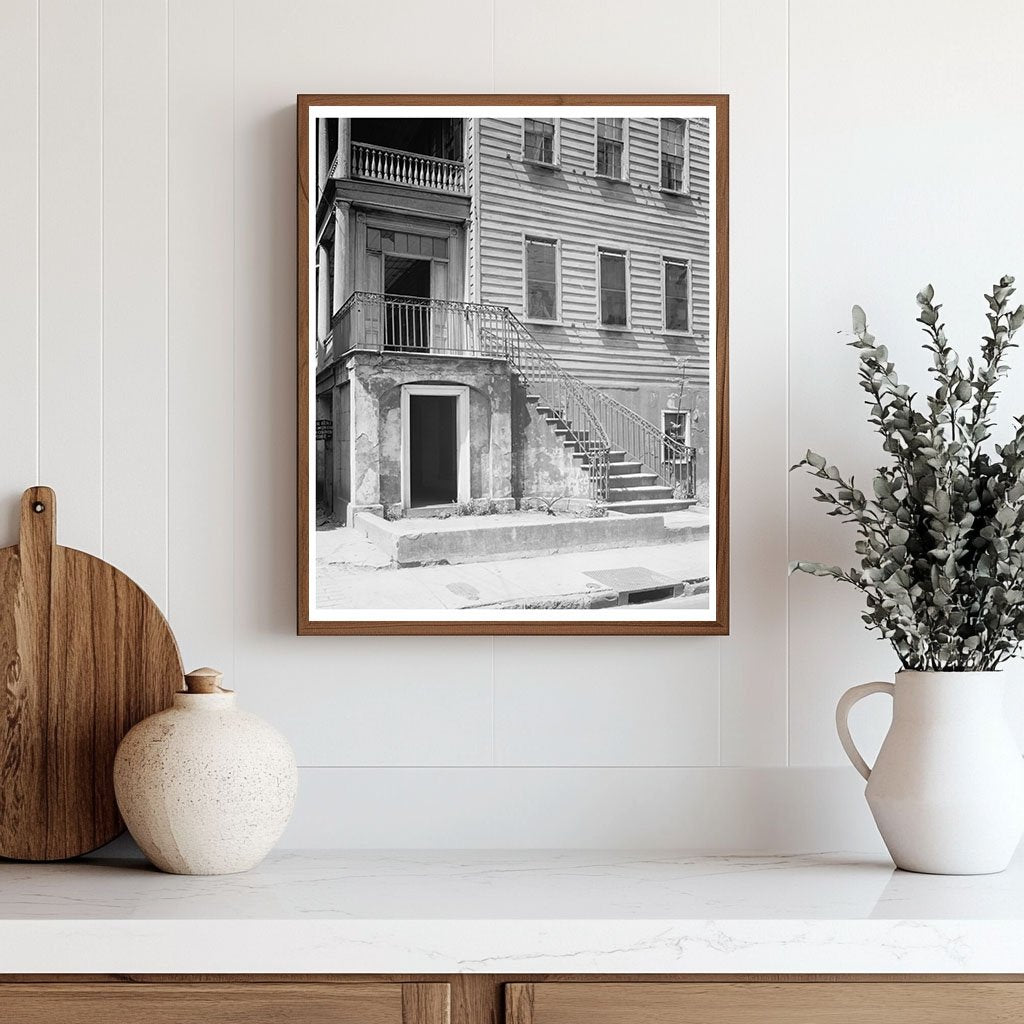 Charleston SC 1900s Architectural Details of Lodging House