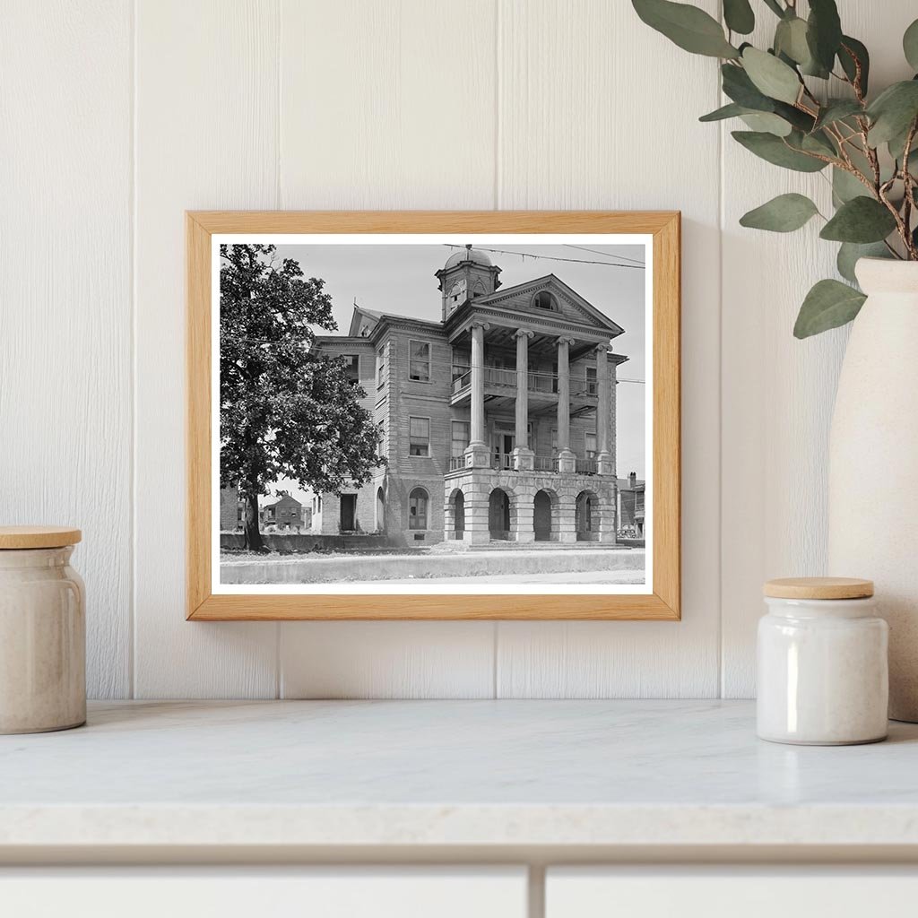 Vintage Architectural Photo of Charleston, SC, 20th Century