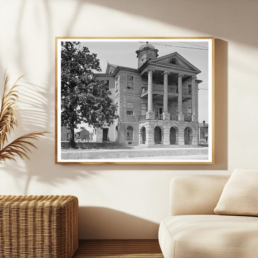 Vintage Architectural Photo of Charleston, SC, 20th Century