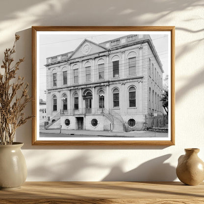 Charleston SC City Hall: Historic Photo from 1801